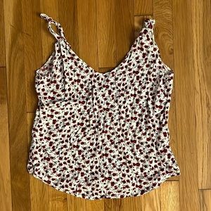Reformation floral rose tank | M
